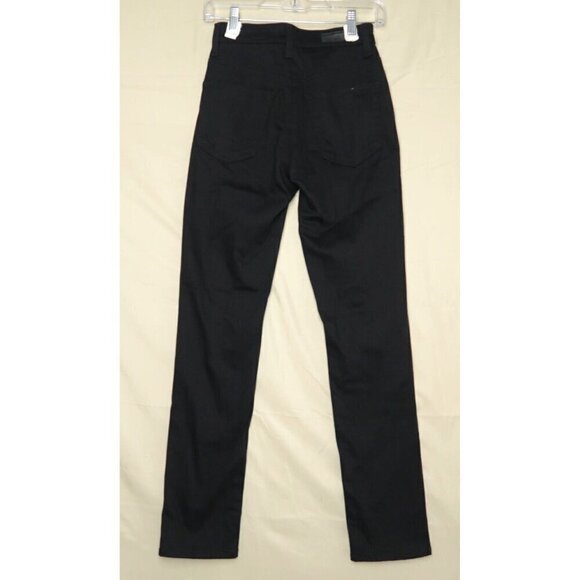 Adriano Goldschmied Alexxis Jeans Size 24 High Rise Vintage Slim Black Distress - Picture 9 of 16